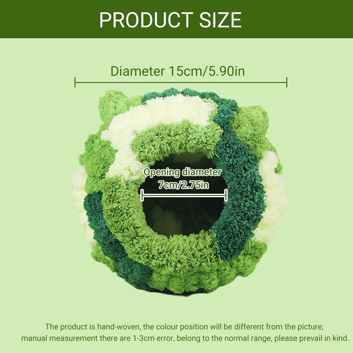 Hanging Warm Cotton Nest Hammock Cozy Bed for Parrots and Other Bird Species - Pink