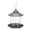 Garden Hanging Wild Bird Feeder Birds Gazebo Shape Container Waterproof Outdoor - Green