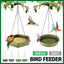 Outdoor Garden Hanging Bird Feeder Garden Automatic Hummingbird Water Feeder - Grey
