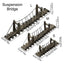 Resin Bridge Aquarium Decoration Fish Tank Accessories Shrimp Tortoise Climbing - Suspension Bridge-L