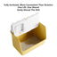 Large Fully Enclosed Cat Litter Box with Lid Odor Control Litter Pan for Cats - Yellow