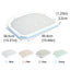Anti Spill Cat Litter Mat Double Layer Pet Toilet Mat for Litter Box - Blue