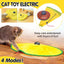Interactive Electric Cat Toy with Rotating Wand and Nylon Cover 4 Speed Modes