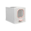 Pink Fully Enclosed Cat Litter Box Large Plastic Toilet for Cats with Lid Tray