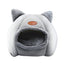 Cat Bed Winter Warm Enclosed Pet House Cozy Indoor Sleeping Nest for Cold Weather - L