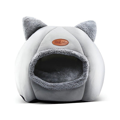 Cat Bed Winter Warm Enclosed Pet House Cozy Indoor Sleeping Nest for Cold Weather - XL