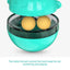 Cat Treat Dispenser Toy Ball Kitten Selfplay Interactive Tumbler Multifunction - Green