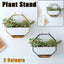 Wall Hanging Succulent Planter Pot Indoor Outdoor Flower Plant Vase Garden Decor - Gold