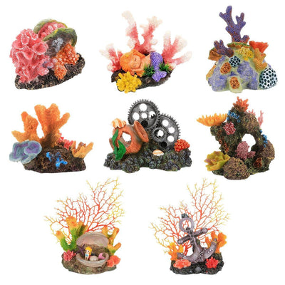 Aquarium Resin Coral Decorations for Fish Tank Marine Simulation Micro Landscape - GH1465