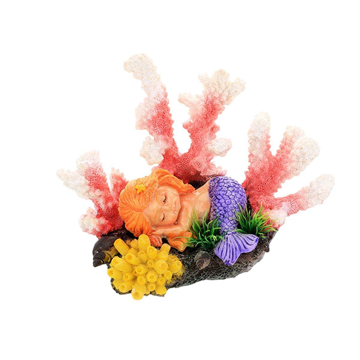 Aquarium Resin Coral Decorations for Fish Tank Marine Simulation Micro Landscape - GH1641