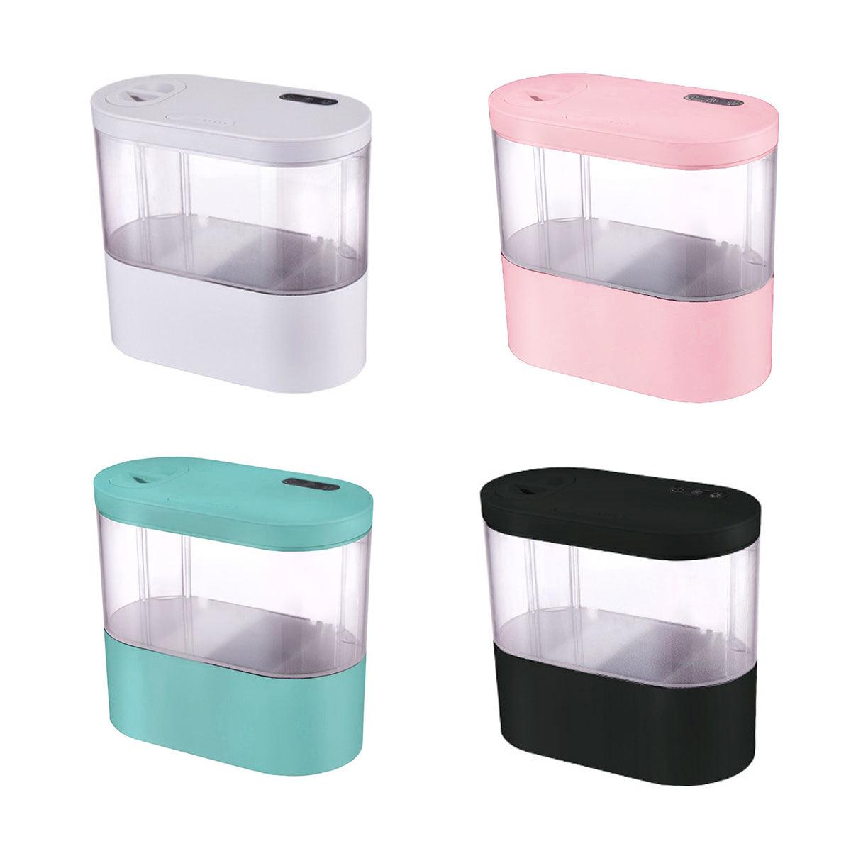 Mini Self-Circulating Desktop Fish Tank Eco-Friendly Creative Aquarium for Home - Black