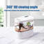 Mini Self-Circulating Desktop Fish Tank Eco-Friendly Creative Aquarium for Home - Black
