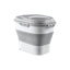 Large Capacity Pet Food Storage Box Foldable Design with Seal Lid - Grey