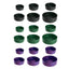 5x Felt Planting Bag Round Vegetable Garden Flower Seedling Grow Bags for Plants - Purple-90*30cm