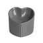Love Shape Slanted Cat Bowl Ceramic Pet Bowl for Cats Food Water Feeding Dish - Green