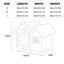 Removable Washable Pet House Four Seasons Cat Enclosed House - Grey-M