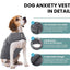 Pet Comfort Dog Relief Vest Jacket Soft Anxiety Coat for Small Medium Large Dogs - S
