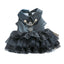 Pet Dog Cat Clothes Autumn Winter Fashion Sequin Small Leather Skirt Outfit - XS