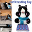 Wrestler Cat Interactive Hand Puppet Kitten Toy Pet Play Plush Puppet For Cats