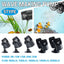 Aquarium Wave Maker Fish Tank Water Circulation Pump Powerhead with Suction Cup - 600M 20W