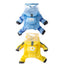 Waterproof Dog Raincoat with Feet Full Coverage Pet Rainy Clothes for Small Dogs - Blue - M