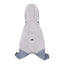 Waterproof Four Foot Dog Raincoat for Small Medium Large Dogs Pet Rainy Day Coat - Light Gray+Dark Grey - XXL