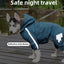 Waterproof Four Corner Pet Raincoats In Large Medium And Small Sizes Are Suitable For Dogs - Orange - XXL