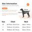 Adjustable Dog Vest Harness for Small Medium Dogs Comfortable No Pull Design - Black-L