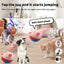 Interactive Jumping Pig Toy for Pets Dogs Cats Fun Animal Bouncing Play Toy - Red