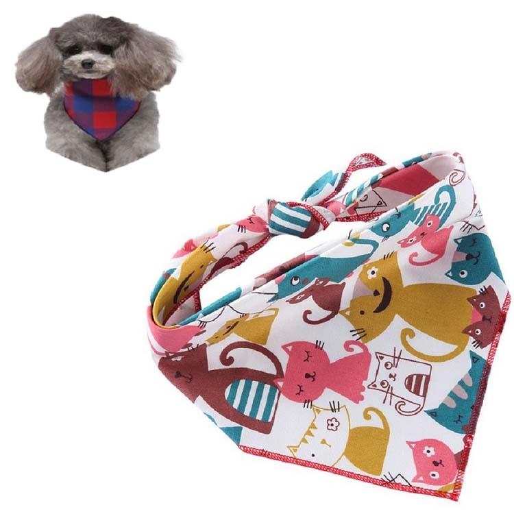 Cotton Cartoon Print Pet Saliva Towel - Size L 73X50X50Cm - Sjj24 Christmas Elk