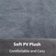 Large PawfectFriend Orthopedic Dog Bed 3-Side Comfort Bolster Padded Calming Mattress Bed with Removable Cover