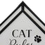 Cat Rules Wall sign 33x66cm