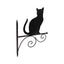 Cat Silhouette Wall Hook Bracket 35cm