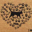 Cat Love Doormat Door Mat 60cm