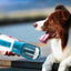 Indigo 3-in-1 Portable Pet Water Bottle with Food Storage and Waste Bag Dispenser - 300mL Capacity