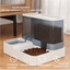Pink Pet Feeder 3L Automatic Cat Feeder and Water Dispenser - Hassle-Free Hydration and Feeding