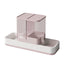 Pink 2-in-1 Automatic Pet Water and Food Dispenser - Gravity Feeder for Cats and Dogs