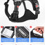 Size S Black Reflective No-Pull Dog Harness - Adjustable & Durable for Large Breeds, Anti-Escape Design