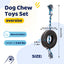 Green Interactive Tire Rope Dog Toy - Heavy Duty Chew Toy for Dental Health & Play