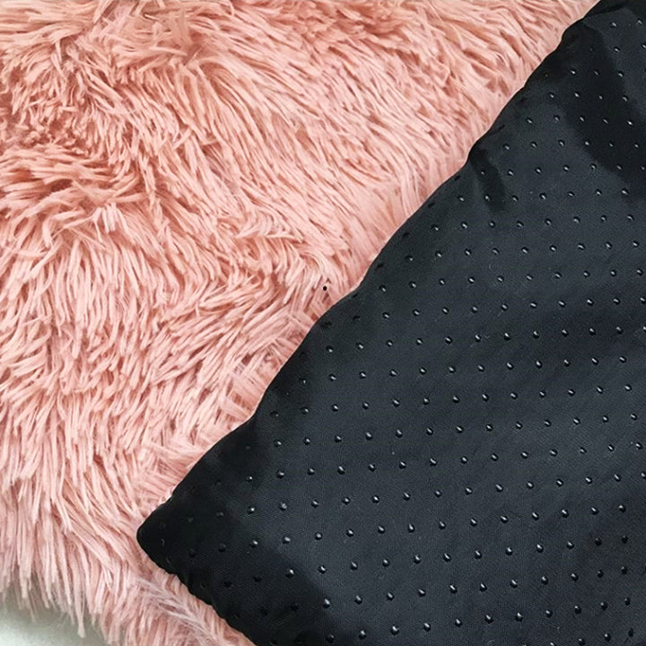 Dark Grey Plush Pet Mat for Dogs and Cats - 70x100cm, Anti-Slip, Warm and Cozy for Autumn and Winter