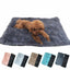 Brown Plush Pet Mat for Dogs and Cats - 70x100cm, Anti-Slip, Warm and Cozy for Autumn and Winter
