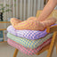 L Yellow-purple All-Season Pet Bed - Soft Washable Dog & Cat Lat with CoLfortable Cushion - WarL Winter Padding for SLall to Large Pets