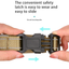 L Red Secure Nylon Dog Collar with Built-in Apple AirTag (not included) Holder Case - Pet Tracker Accessory