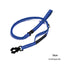 Blue Shock Absorbing Dog Leash with Reflective Stitching - 135cm for Small to Large Dogs