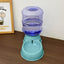 Blue Automatic Pet Feeder and Drinker Combo for Cats and Small Dogs - 2 in 1 Detachable Design