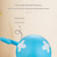 Rechargeable Interactive Cat Toy - Self-Rolling Ball with LED Light,Standard Edition Blue