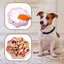 Silicone Dog Slow Feeder and Licking Mat - 2 in 1 Puzzle Bowl for Dog Slow Feeding(Dark gray)