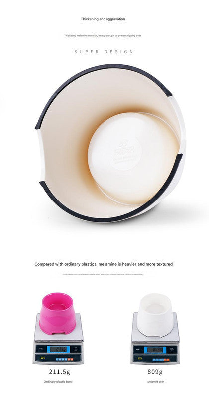 Elevated Pet Feeding Bowl with Stainless Steel Inner - Promotes Healthy Digestion & Reduces Neck Strain(blue)