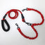 Red Pet Double-Ended Rope + 1.5M Leash - Easy to walk two dogs, tangle-free design