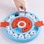 Blue Interactive Pet Puzzle Feeder Toy - Slow Eating & Mental Stimulation Game for Dogs & Cats